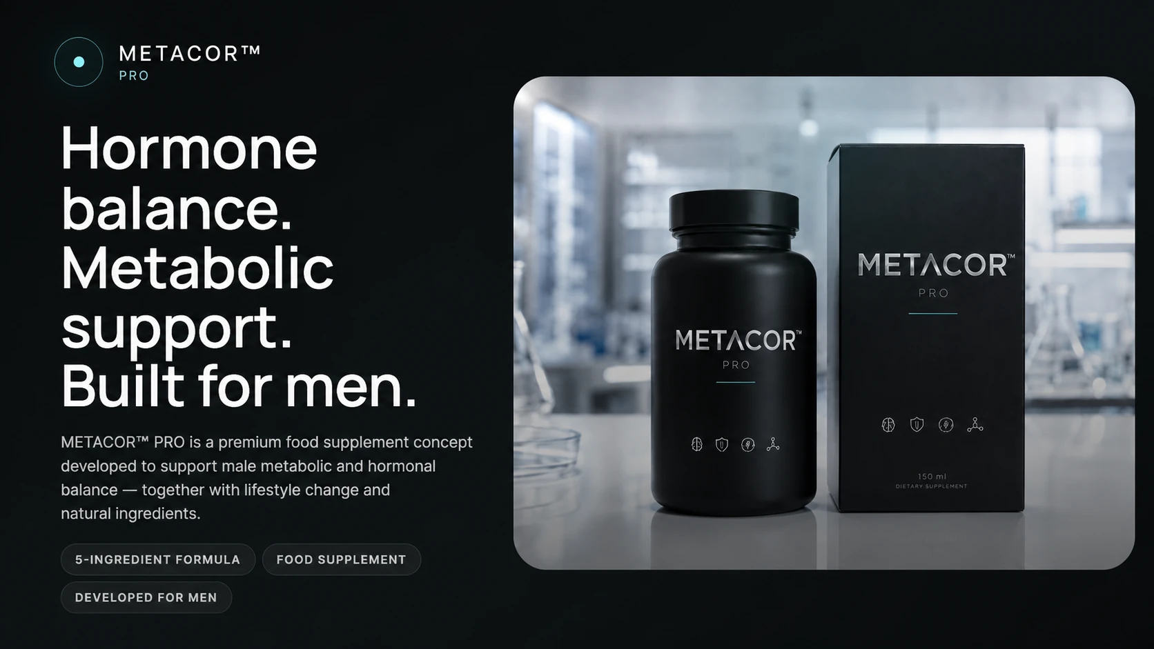 METACOR PRO étrend-kiegészítő márka és termékbemutató